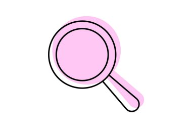 Büyüteç Araç Renk Gölgesi İnce çizgi simgesi, vektör, piksel mükemmel, illüstratör dosyası