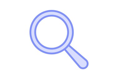 Büyüteç Aracı duoton çizgi simgesi, vektör, piksel mükemmel, illüstratör dosyası