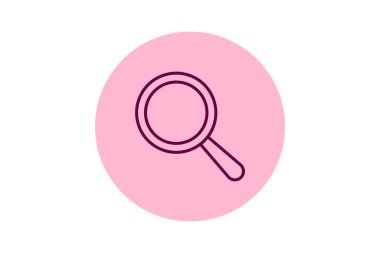 Büyüteç Araç beşgeni, vektör, piksel mükemmel, illüstratör dosyası