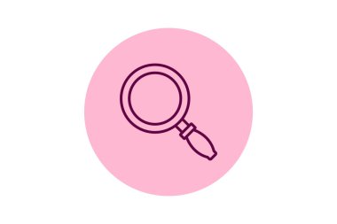 Büyüteç Pentaglow, vektör, piksel mükemmel, illüstratör dosyası