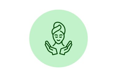 Güzellik beşgeni, vektör, piksel mükemmel, illüstratör dosyası