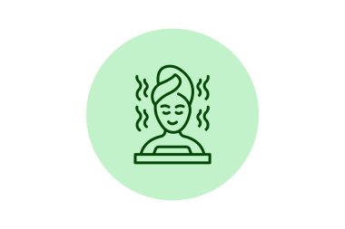 Sauna pentaglow, vektör, piksel mükemmel, illüstratör dosyası