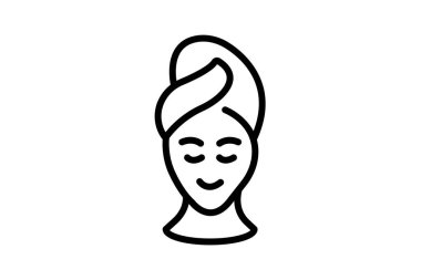 Spa Güzellik Çizgisi simgesi, vektör, piksel mükemmel, illüstratör dosyası
