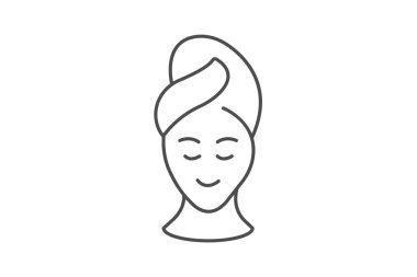 Spa Güzellik İnce Çizgisi simgesi, vektör, piksel mükemmel, illüstratör dosyası