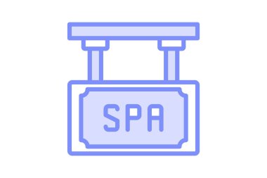 Spa İmza Çizgisi ikonu, vektör, piksel mükemmel, illüstratör dosyası