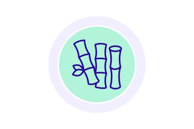 Bambu renk çemberi simgesi, vektör, piksel mükemmel, illüstratör dosyası