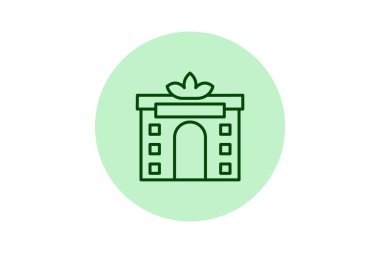 Sağlık Merkezi pentaglow, vektör, piksel mükemmel, illüstratör dosyası