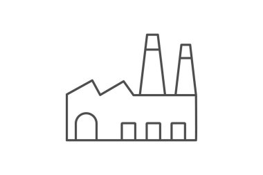 Fabrika İnceleme İnceleme simgesi, vektör, piksel mükemmel, illüstratör dosyası