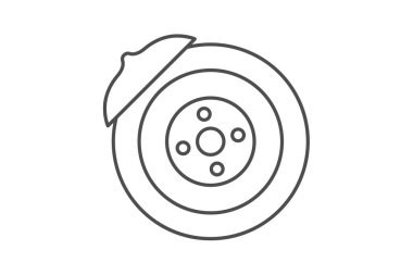 Frenleme İnceleme İnceleme simgesi, vektör, piksel mükemmel, illüstratör dosyası