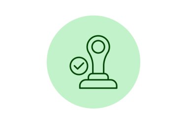 Pul Denetimleri pentaglow, vektör, piksel mükemmel, illüstratör dosyası