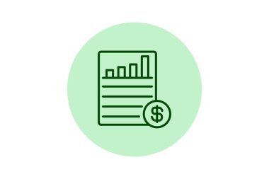 Rapor beyanı beşgen, vektör, piksel mükemmel, illüstratör dosyası