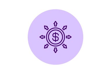 Çeşitlendirme pentaglow, vektör, piksel mükemmel, illüstratör dosyası