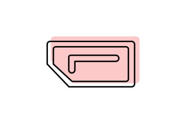 Renk renk gölgesi inceltici simge, vektör, piksel mükemmel, illüstratör dosyasını göster