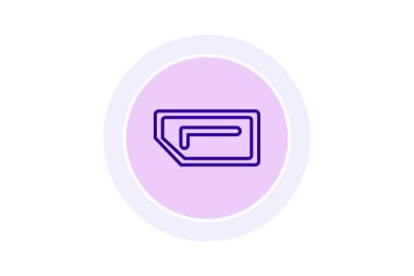 Renk çemberi simgesini göster, vektör, piksel mükemmel, illüstratör dosyası