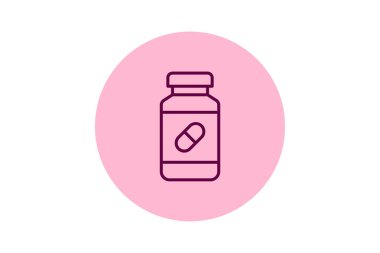 İlaç Şişesi pentaglow, vektör, piksel mükemmel, illüstratör dosyası