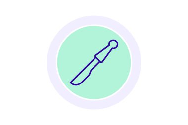 Neşter renk çemberi simgesi, vektör, piksel mükemmel, illüstratör dosyası