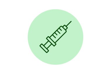 Şırınga pentaglow, vektör, piksel mükemmel, illüstratör dosyası