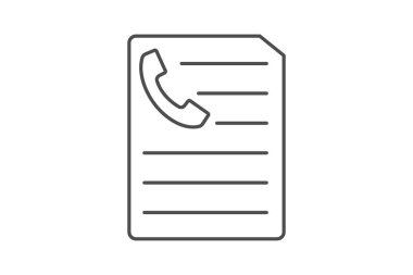 Kişi Formu İnce çizgi simgesi, vektör, piksel mükemmel, illüstratör dosyası