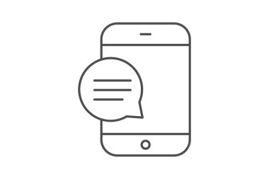 Kişi Profili İnce simgesi, vektör, piksel mükemmel, illüstratör dosyası