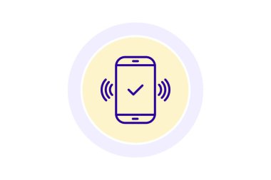 Bize ulaş renk çemberi simgesi, vektör, piksel mükemmel, illüstratör dosyası