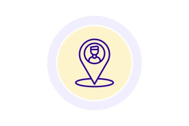 İletişim Bilgileri renk çemberi simgesi, vektör, piksel mükemmel, illüstratör dosyası