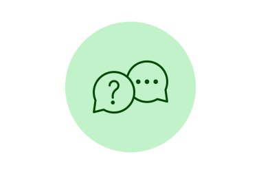 Sorgulama pentaglow, vektör, piksel mükemmel, illüstratör dosyası