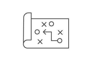 İnce çizgi simgesi, vektör, piksel mükemmel, illüstratör dosyası planlanıyor