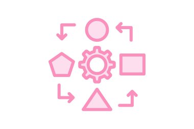Adapte edilebilirlik duotone çizgi simgesi, vektör, piksel mükemmel, illüstratör dosyası