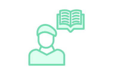 İkili satır simgesi, vektör, piksel mükemmel, illüstratör dosyası öğreniliyor