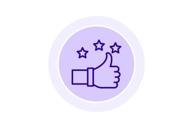 Mükemmellik renk çemberi simgesi, vektör, piksel mükemmel, illüstratör dosyası