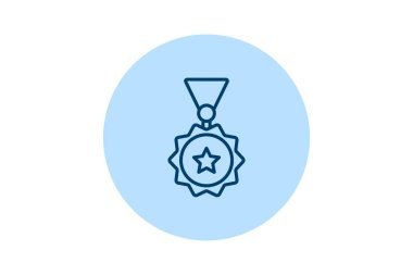 Madalya beşgeni, vektör, piksel mükemmel, illüstratör dosyası