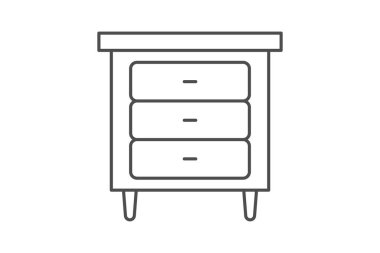 Tablo inceliği simgesi, vektör, piksel mükemmel, illüstratör dosyası