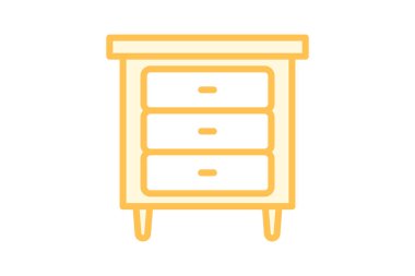 Tablo duoton satır simgesi, vektör, piksel mükemmel, illüstratör dosyası