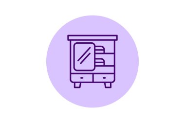 Gardırop pentaglow, vektör, piksel mükemmel, çizer dosyası