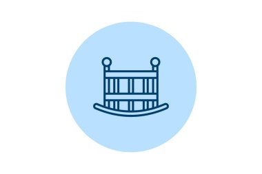 Bebek mobilyası pentaglow, vektör, piksel mükemmel, illüstratör dosyası