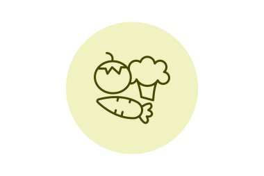 Sebzeler beş köşeli yıldız, vektör, piksel mükemmel, illüstratör dosyası