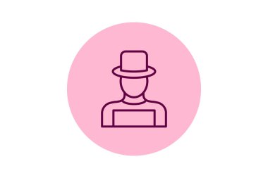 Bahçıvan beşgeni, vektör, piksel mükemmel, illüstratör dosyası