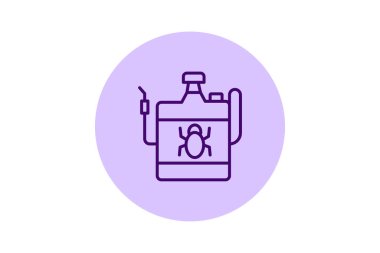 Böcek ilacı pentaglow, vektör, piksel mükemmel, illüstratör dosyası