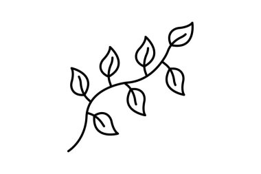 Bitkiler ince çizgi simgesi, vektör, piksel mükemmel, illüstratör dosyası