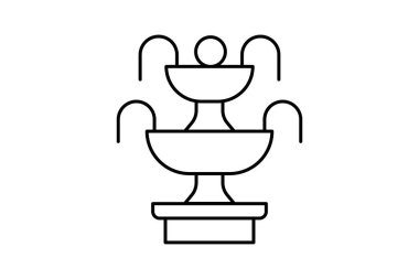 İnce çizgi simgesi, vektör, piksel mükemmel, illüstratör dosyası