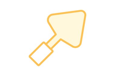 Kürek duoton çizgi simgesi, vektör, piksel mükemmel, illüstratör dosyası