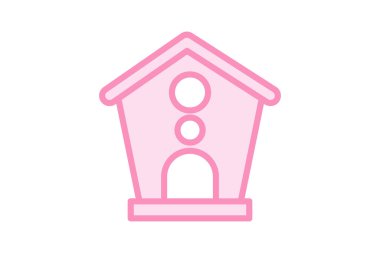 Starling Kutusu duoton çizgi simgesi, vektör, piksel mükemmel, illüstratör dosyası