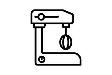 Karıştırıcı satır simgesi, vektör, piksel mükemmel, illüstratör dosyası