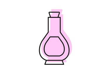 Yemek Yağı renk gölge inceltici simge, vektör, piksel mükemmel, illüstratör dosyası