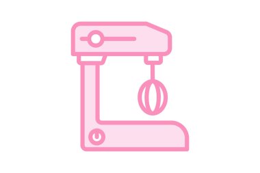 Karıştırıcı duotone satır simgesi, vektör, piksel mükemmel, illüstratör dosyası