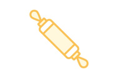 Rolling Pin duotone line icon, vector, pixel perfect, illustrator file clipart