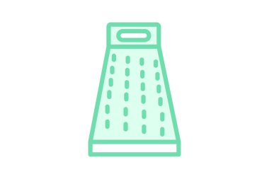 Peynir rendesi duoton çizgi simgesi, vektör, piksel mükemmel, illüstratör dosyası