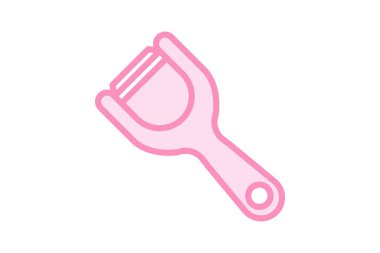 Peeler duotone çizgi simgesi, vektör, piksel mükemmel, illüstratör dosyası