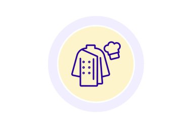 Şef Kumaş renk çemberi simgesi, vektör, piksel mükemmel, illüstratör dosyası