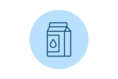 Süt beşgeni, vektör, piksel mükemmel, illüstratör dosyası